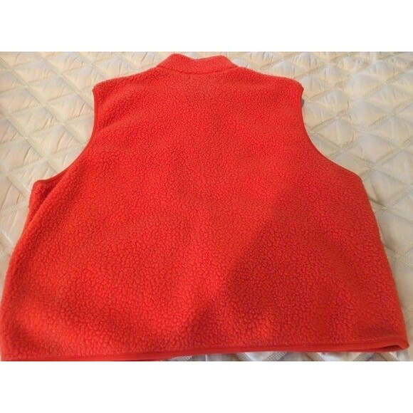 J Crew Red Fleece Vest - Picture 2 of 3